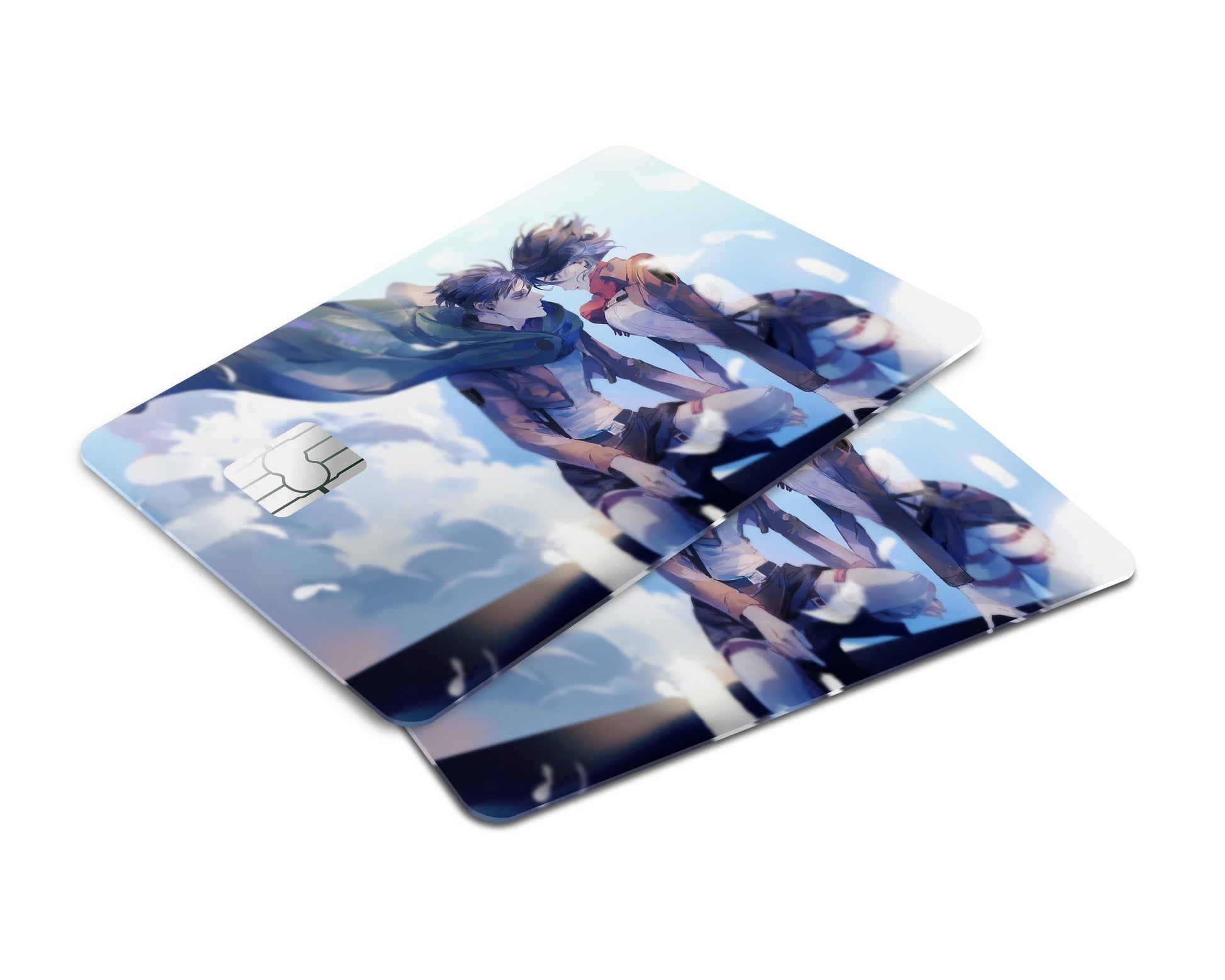 Anime Town Creations Credit Card Attack On Titan Mikasa and Levi Window Skins - Anime Attack on Titan Skin