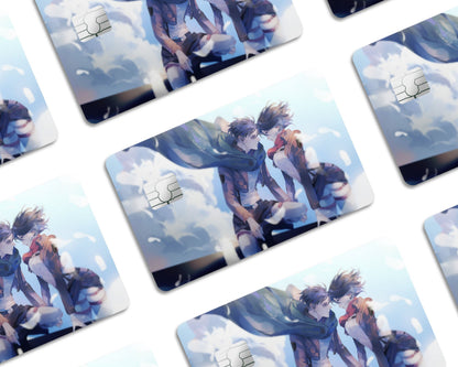 Anime Town Creations Credit Card Attack On Titan Mikasa and Levi Half Skins - Anime Attack on Titan Skin