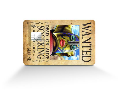 Anime Town Creations Credit Card One Piece Usopp Sogeking Wanted Poster Full Skins - Anime One Piece Skin