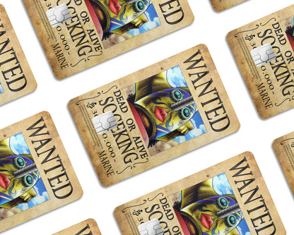 Anime Town Creations Credit Card One Piece Usopp Sogeking Wanted Poster Half Skins - Anime One Piece Skin
