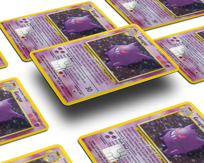 Anime Town Creations Credit Card Gengar Pokemon Card Half Skins - Anime Pokemon Skin