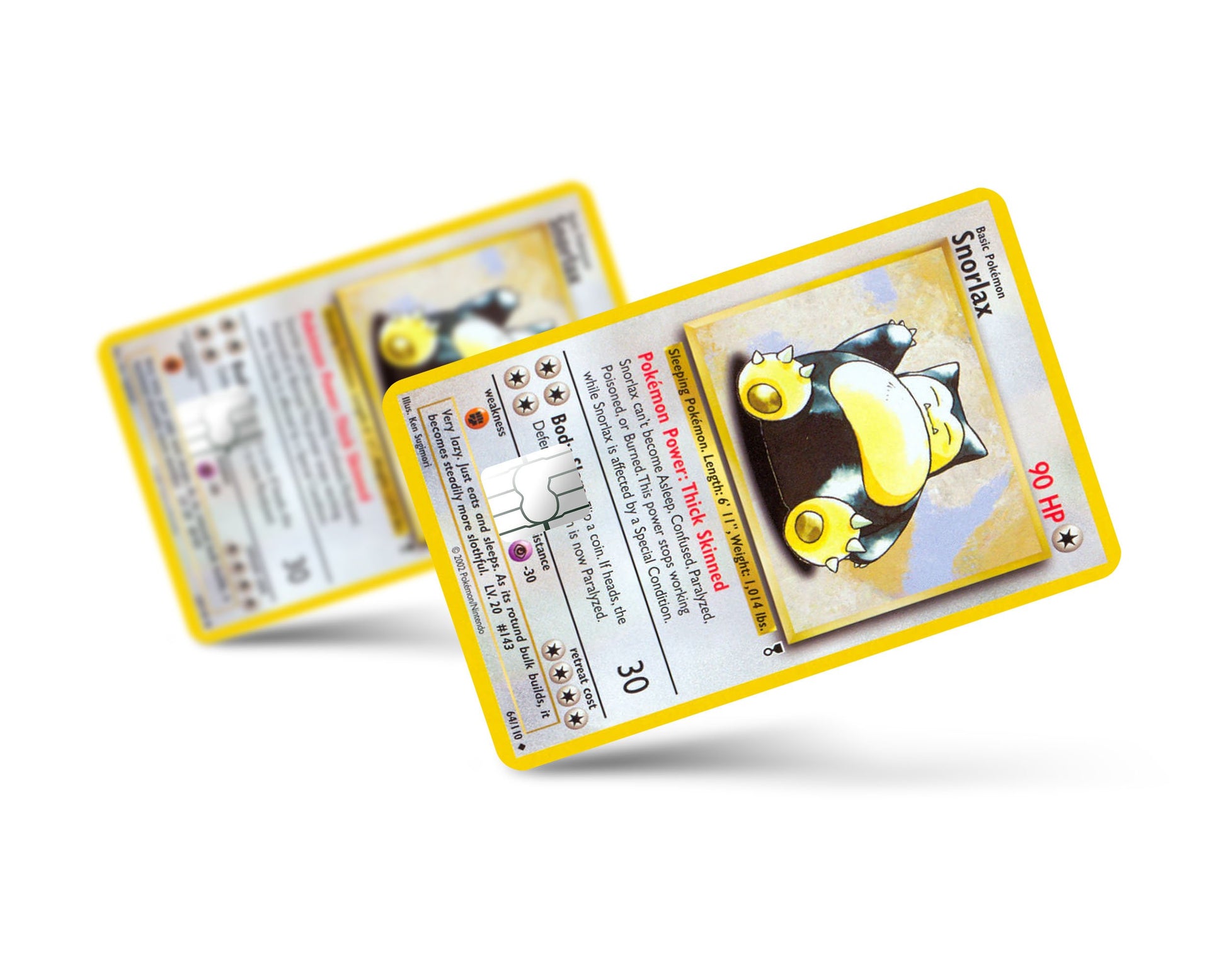 Anime Town Creations Credit Card Snorlax Pokemon Card Full Skins - Anime Pokemon Skin