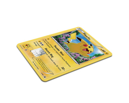 Anime Town Creations Credit Card Cute Pikachu Pokemon Card Full Skins - Anime Pokemon Skin