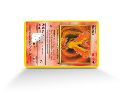 Anime Town Creations Credit Card Moltres Pokemon Card Full Skins - Anime Pokemon Skin