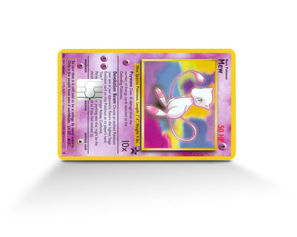 Anime Town Creations Credit Card Mew Pokemon Card Full Skins - Anime Pokemon Skin