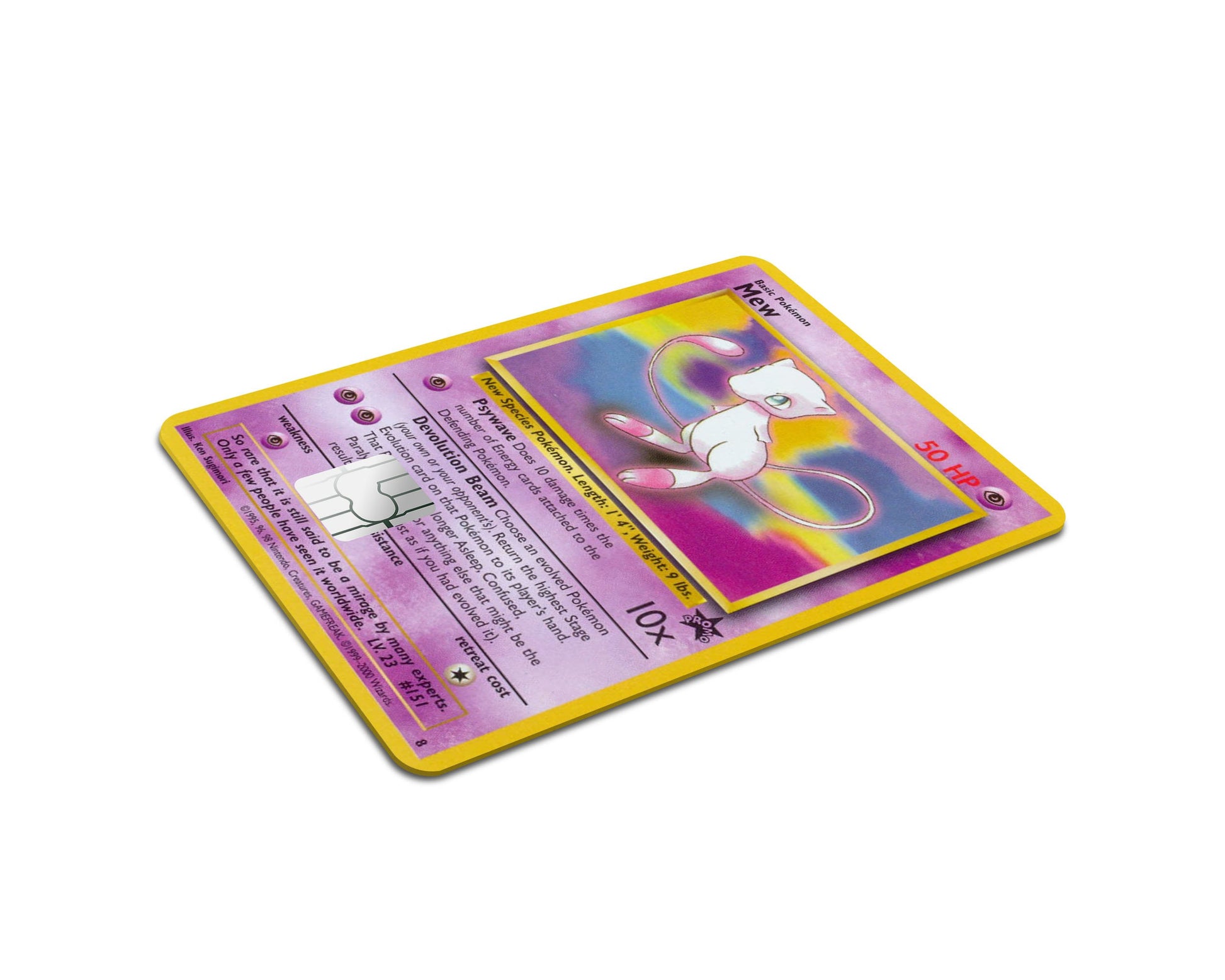 Anime Town Creations Credit Card Mew Pokemon Card Full Skins - Anime Pokemon Skin