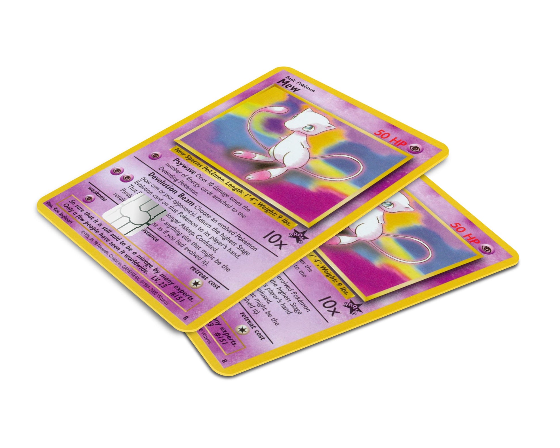 Anime Town Creations Credit Card Mew Pokemon Card Window Skins - Anime Pokemon Skin