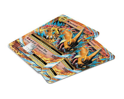 Anime Town Creations Credit Card Mega Charizard Pokemon Card Window Skins - Anime Pokemon Skin