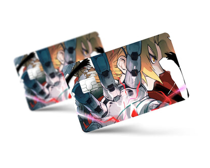 Anime Town Creations Credit Card Full Metal Alchemist Edward Full Skins - Anime Full Metal Alchemist Credit Card Skin