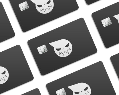 Anime Town Creations Credit Card Soul Eater Logo Half Skins - Anime Soul Eater Credit Card Skin