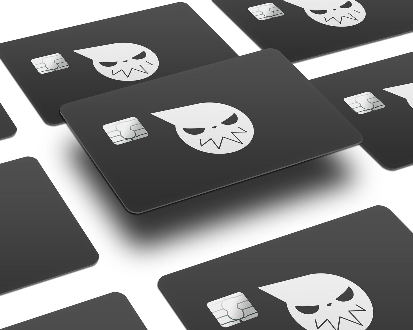 Anime Town Creations Credit Card Soul Eater Logo Half Skins - Anime Soul Eater Credit Card Skin