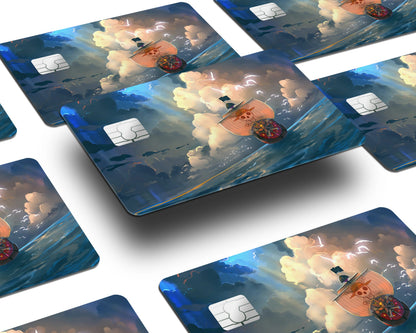 Anime Town Creations Credit Card One Piece A Thousand Sunny Half Skins - Anime One Piece Credit Card Skin