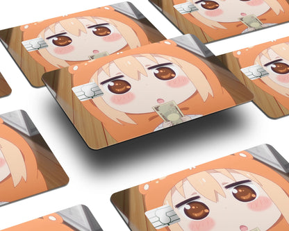 Anime Town Creations Credit Card Umaru-Chan Half Skins - Anime Umaru Chan Credit Card Skin