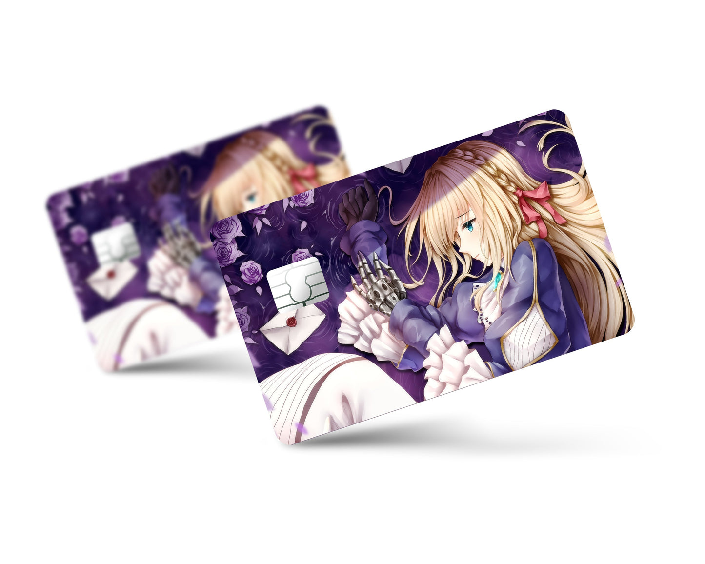 Anime Town Creations Credit Card Violet Evergarden Full Skins - Anime Violet Evergarden Credit Card Skin