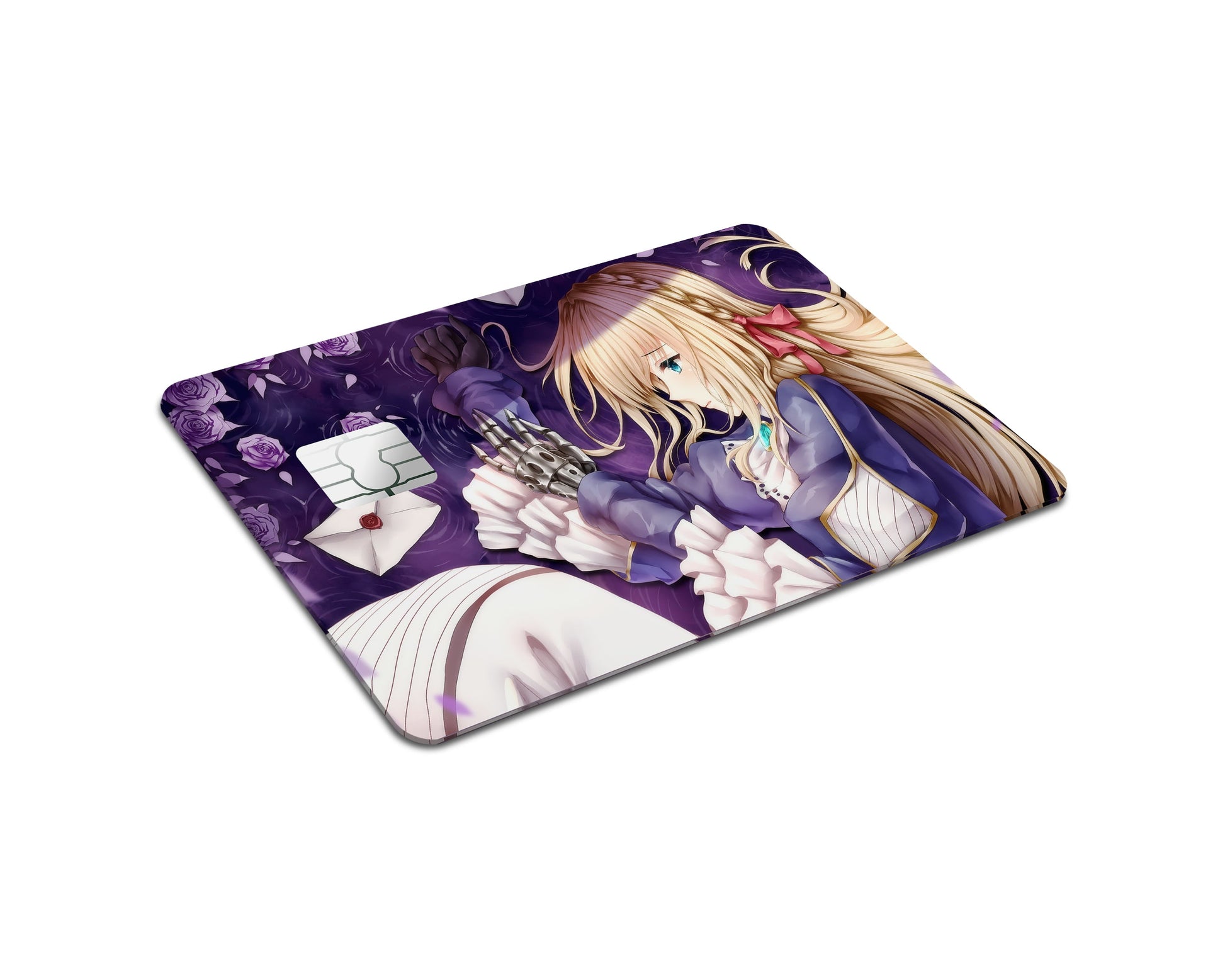 Anime Town Creations Credit Card Violet Evergarden Full Skins - Anime Violet Evergarden Credit Card Skin