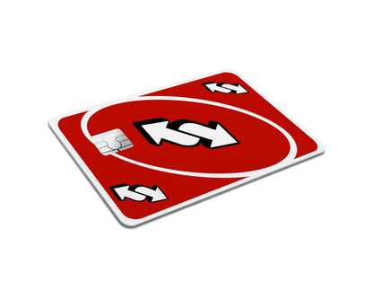 Anime Town Creations Credit Card Uno Reverse Red Full Skins - Anime Quote Credit Card Skin