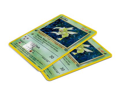 Anime Town Creations Credit Card Scyther Pokemon Card Window Skins - Anime Pokemon Credit Card Skin