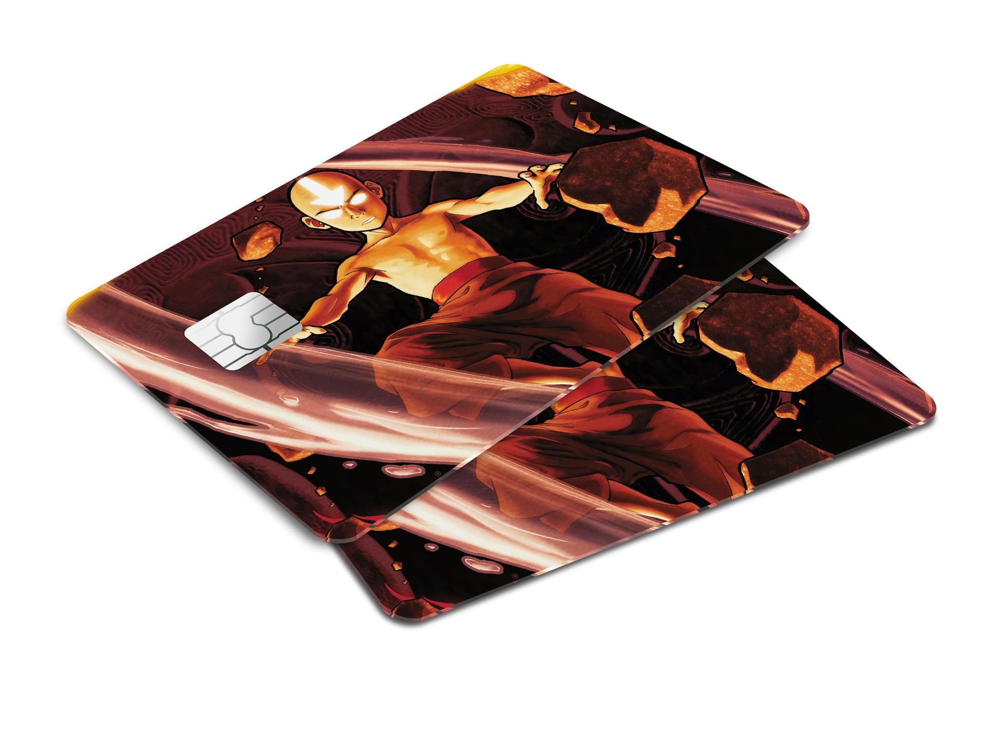 Anime Town Creations Credit Card Avatar Aang Window Skins - Anime Avatar Credit Card Skin