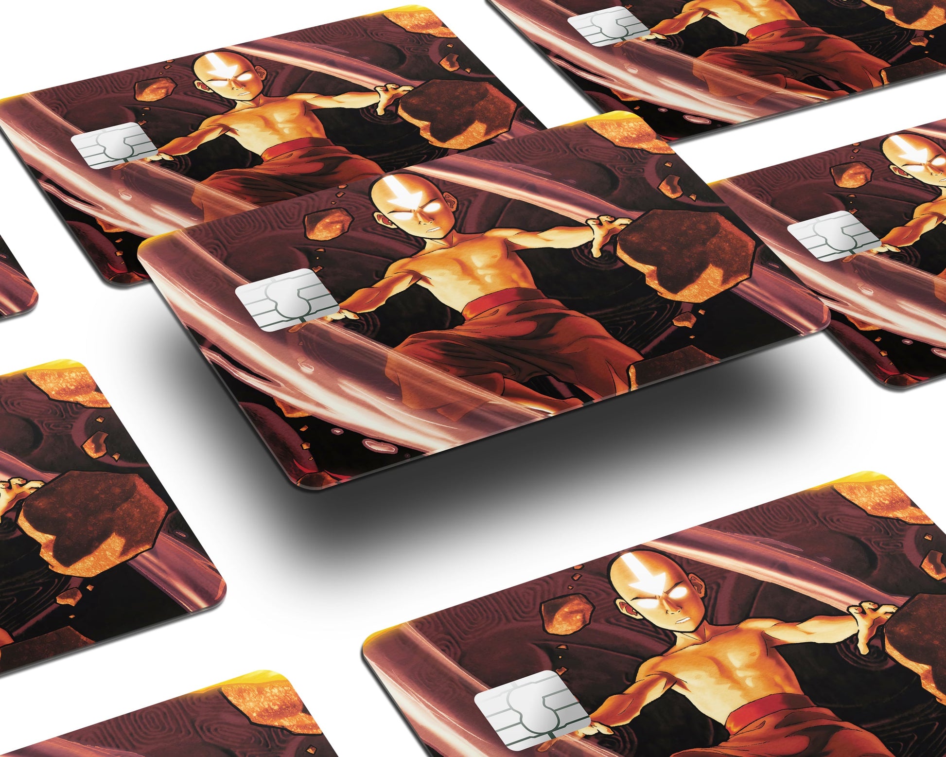 Anime Town Creations Credit Card Avatar Aang Half Skins - Anime Avatar Credit Card Skin