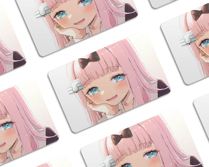 Anime Town Creations Credit Card Chika Fujiwara Cutie Half Skins - Anime Love Is War Credit Card Skin