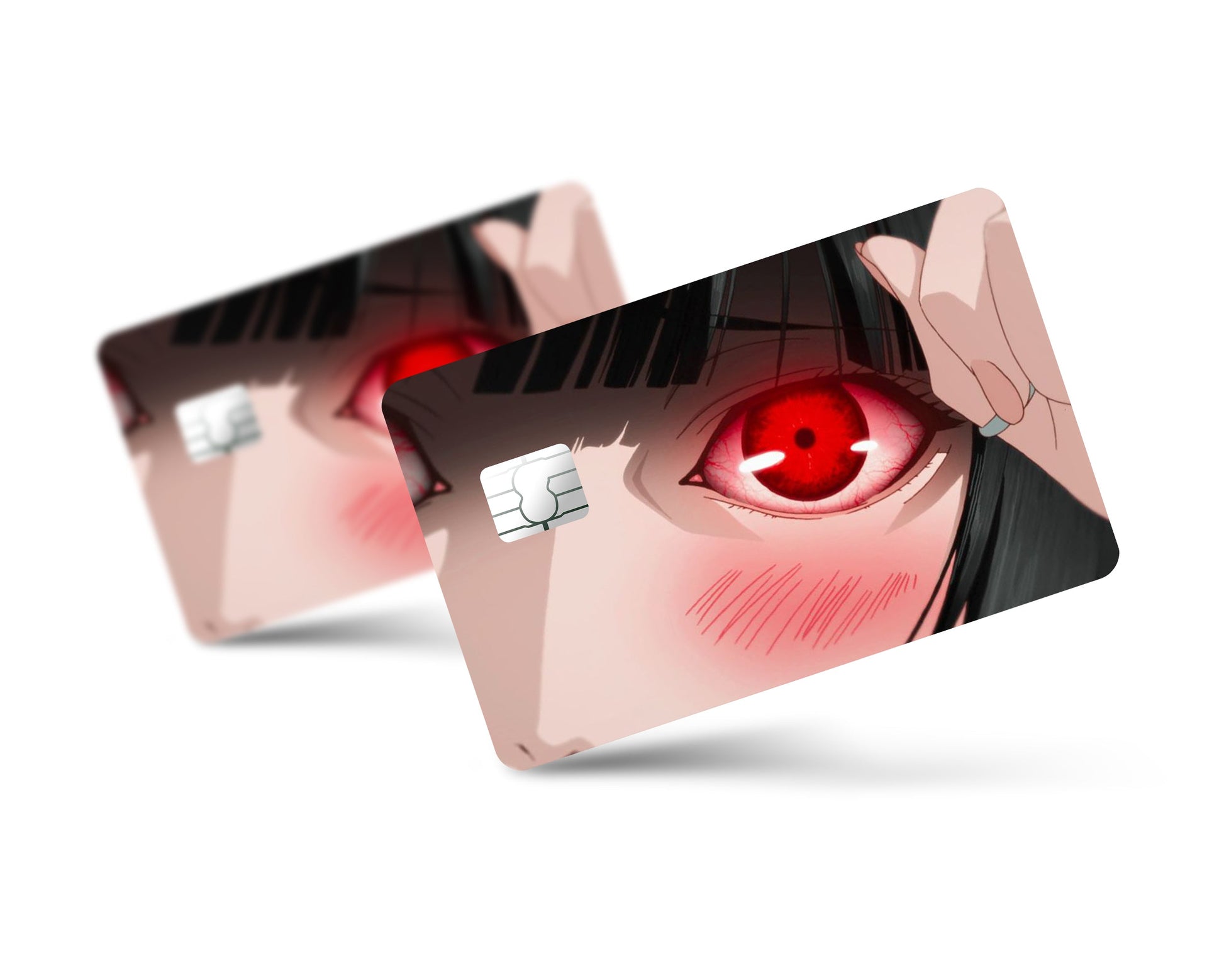 Anime Town Creations Credit Card Yumeko Jabami Eyes Full Skins - Anime Kakegurui Credit Card Skin