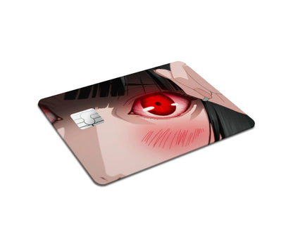 Anime Town Creations Credit Card Yumeko Jabami Eyes Full Skins - Anime Kakegurui Credit Card Skin