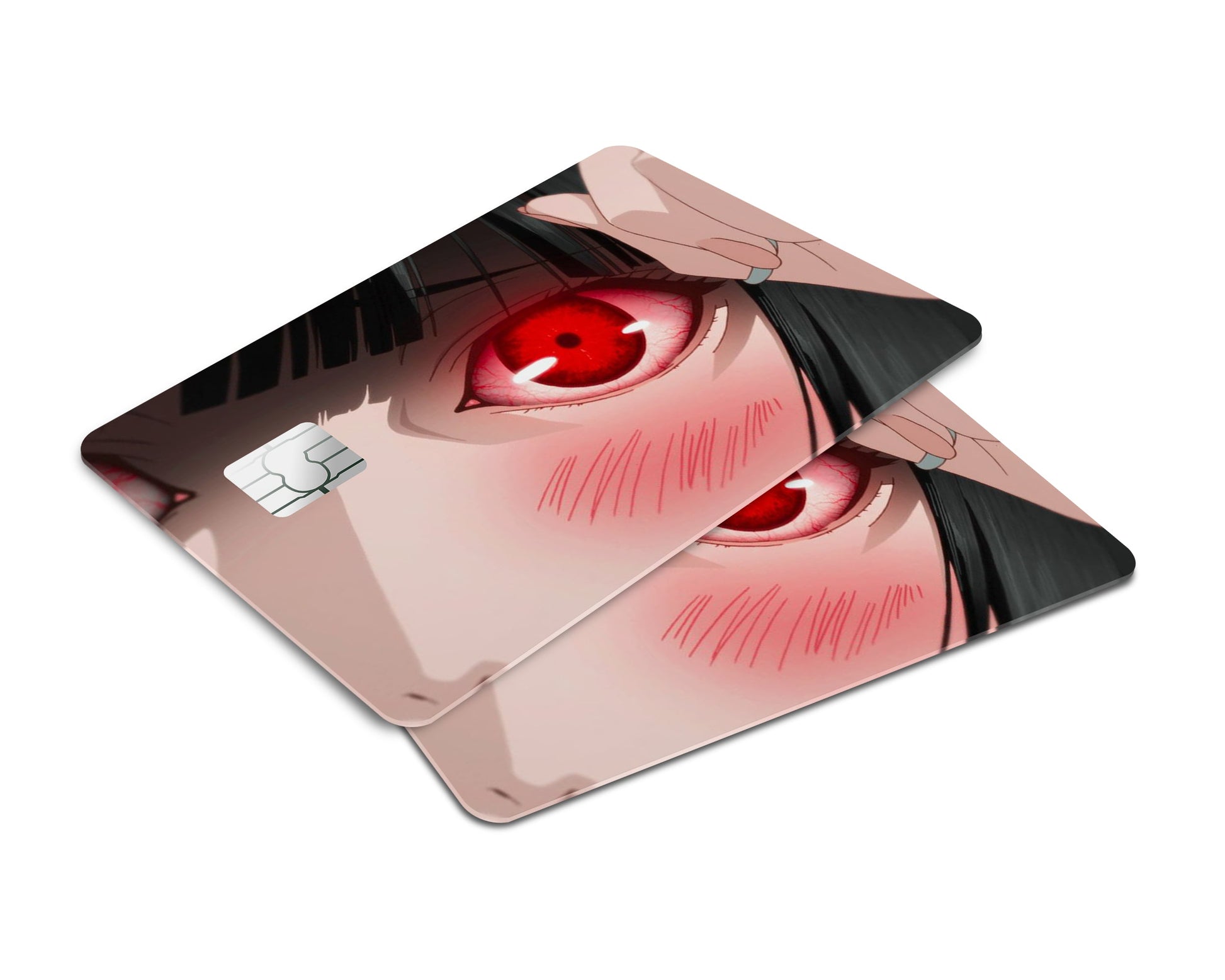 Anime Town Creations Credit Card Yumeko Jabami Eyes Window Skins - Anime Kakegurui Credit Card Skin