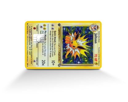 Anime Town Creations Credit Card Jolteon Pokemon Card Full Skins - Anime Pokemon Credit Card Skin