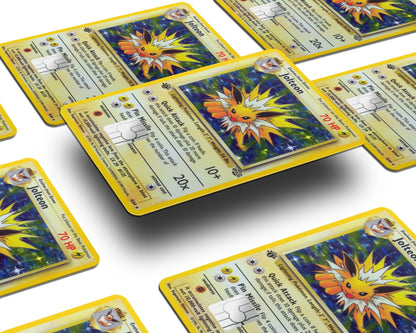 Anime Town Creations Credit Card Jolteon Pokemon Card Window Skins - Anime Pokemon Credit Card Skin