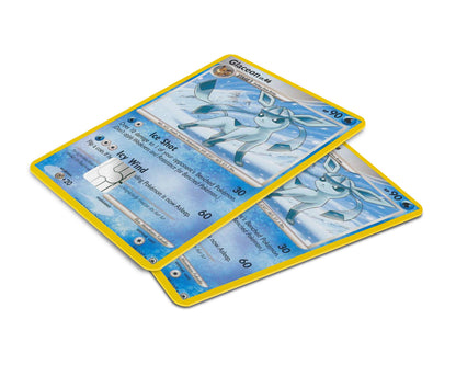 Anime Town Creations Credit Card Glaceon Pokemon Card Window Skins - Anime Pokemon Credit Card Skin