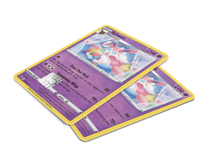 Anime Town Creations Credit Card Sylveon Pokemon Card Window Skins - Anime Pokemon Credit Card Skin