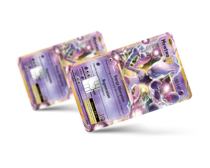 Anime Town Creations Credit Card Mewtwo EX Pokemon Card Full Skins - Anime Pokemon Credit Card Skin