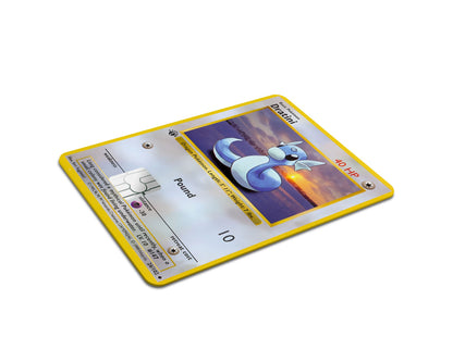 Anime Town Creations Credit Card Dratini Pokemon Card Full Skins - Anime Pokemon Credit Card Skin