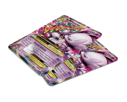 Anime Town Creations Credit Card Mega Mewtwo Y Pokemon Card Window Skins - Anime Pokemon Credit Card Skin