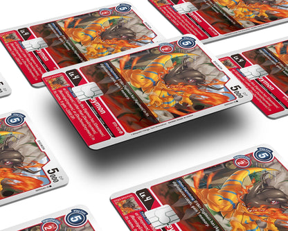 Anime Town Creations Credit Card Greymon Digimon Card Window Skins - Anime Digimon Credit Card Skin