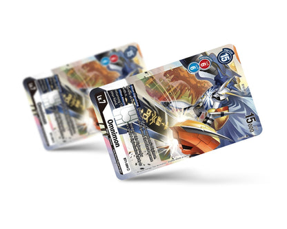 Anime Town Creations Credit Card Omnimon Limited Edition Digimon Card Full Skins - Anime Digimon Credit Card Skin