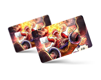 Anime Town Creations Credit Card One Piece Luffy Gear 5 Full Skins - Anime One Piece Credit Card Skin