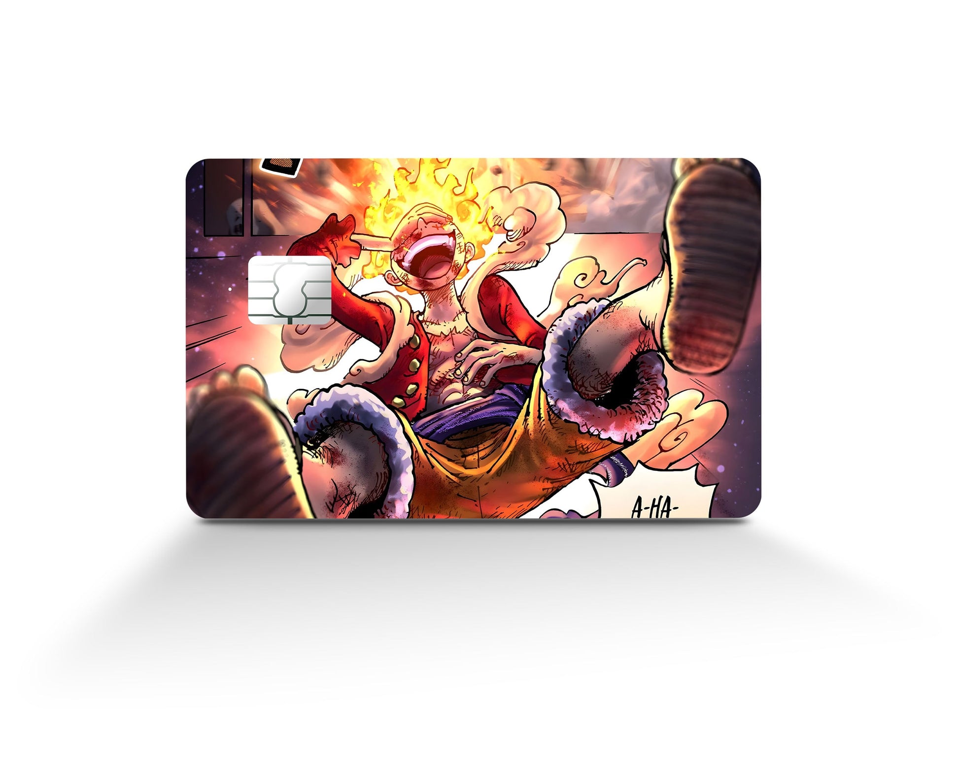 Anime Town Creations Credit Card One Piece Luffy Gear 5 Full Skins - Anime One Piece Credit Card Skin