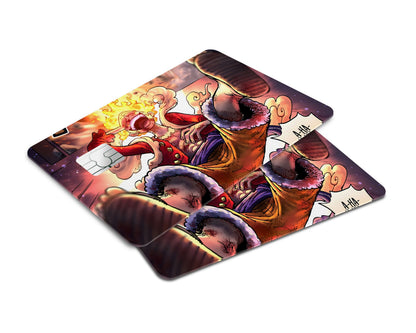Anime Town Creations Credit Card One Piece Luffy Gear 5 Window Skins - Anime One Piece Credit Card Skin