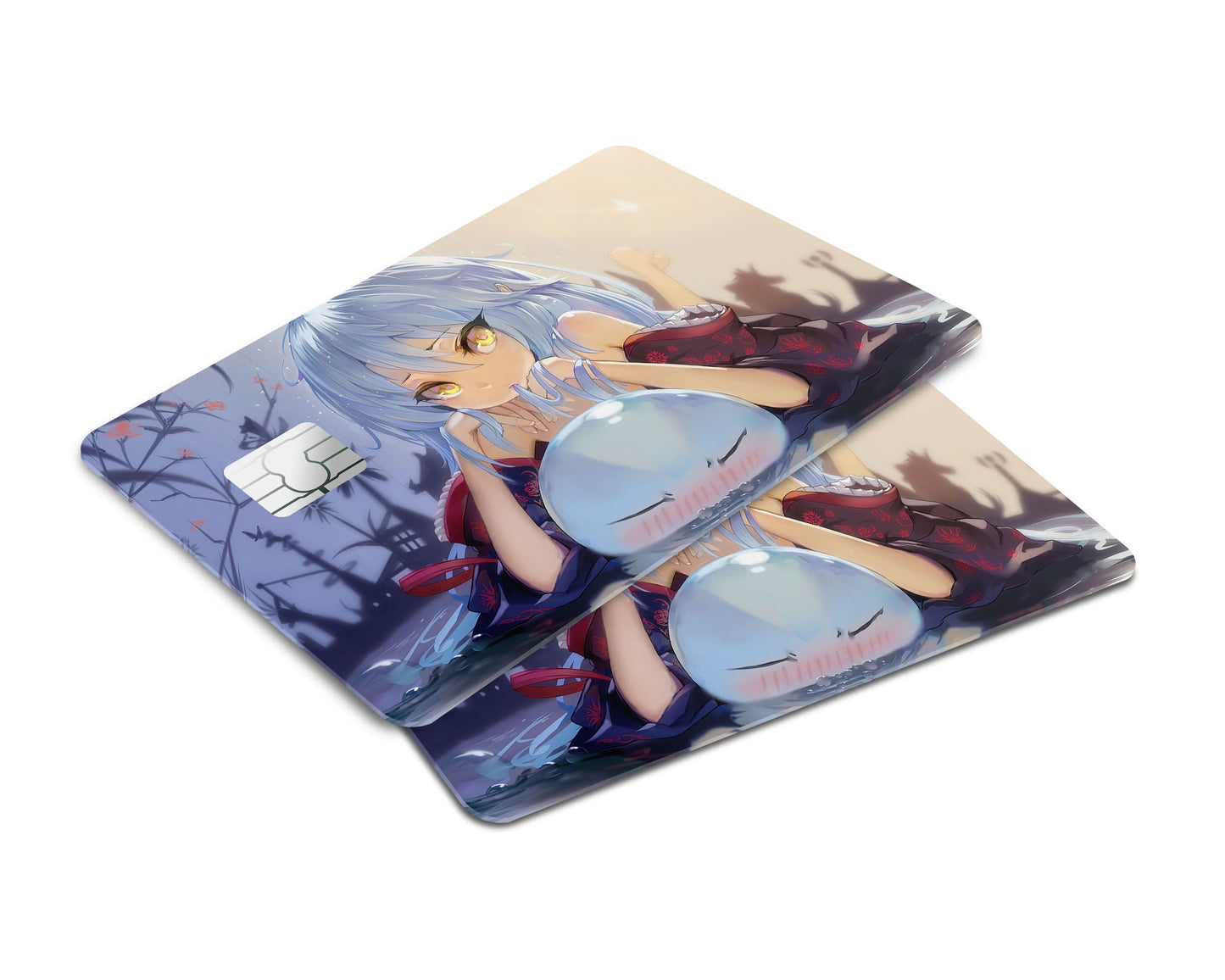 Anime Town Creations Credit Card Rimuru Tempest Cute Kimono Window Skins - Anime That Time I Got Reincarnated as a Slime Credit Card Skin