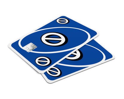 Anime Town Creations Credit Card Uno Skip Blue Window Skins - Anime Quote Credit Card Skin