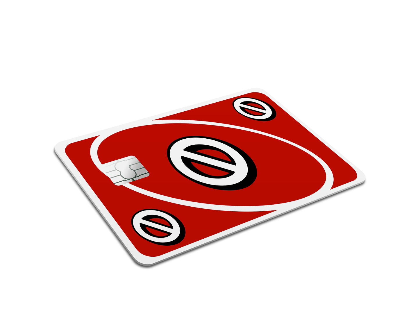 Anime Town Creations Credit Card Uno Skip Red Full Skins - Anime Quote Credit Card Skin