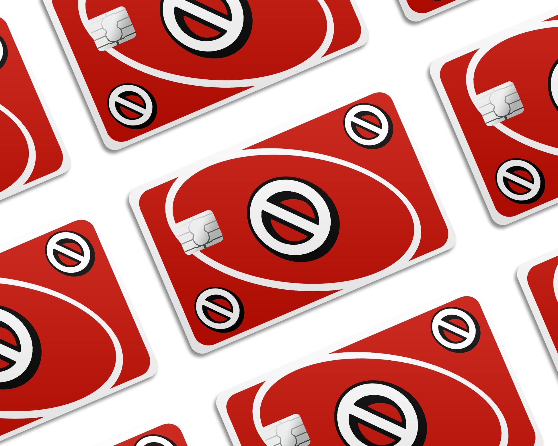 Anime Town Creations Credit Card Uno Skip Red Window Skins - Anime Quote Credit Card Skin