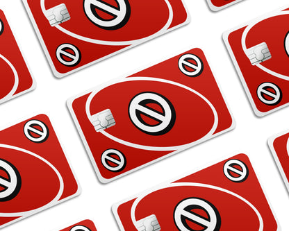Anime Town Creations Credit Card Uno Skip Red Window Skins - Anime Quote Credit Card Skin