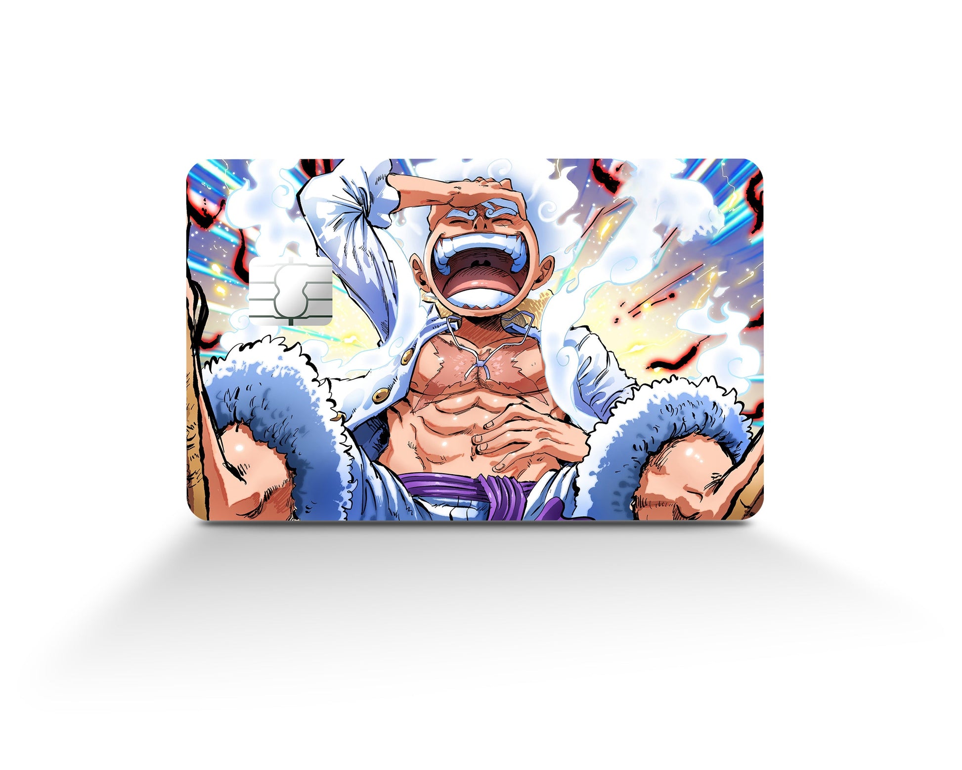 Anime Town Creations Credit Card One Piece Luffy Gear 5 Awakening Full Skins - Anime One Piece Credit Card Skin