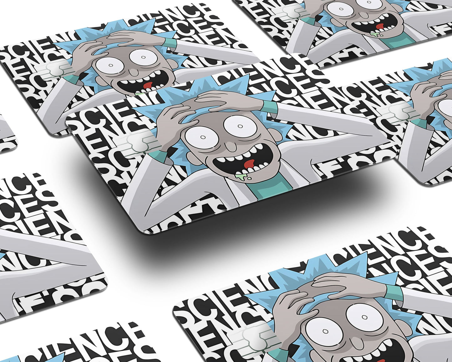Anime Town Creations Credit Card Insane Rick Window Skins - Anime Rick and Morty Credit Card Skin