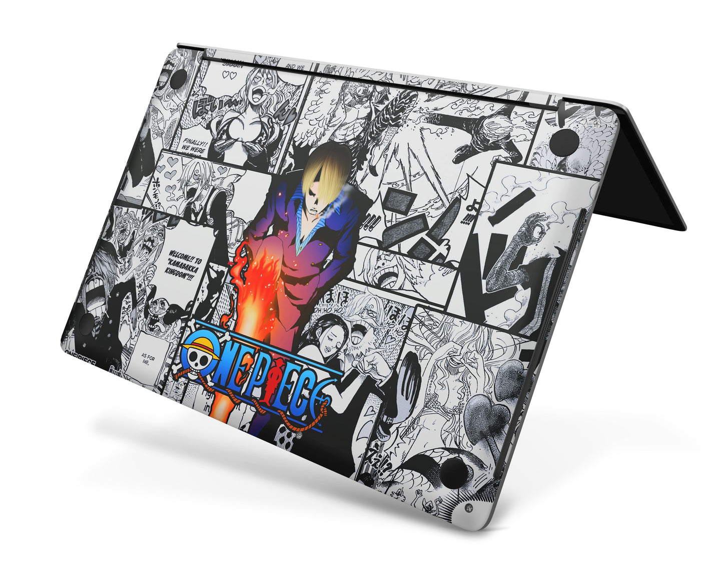 Anime Town Creations MacBook One Piece Sanji Manga Pro 15" (A1707/1990) Skins - Anime One Piece Skin