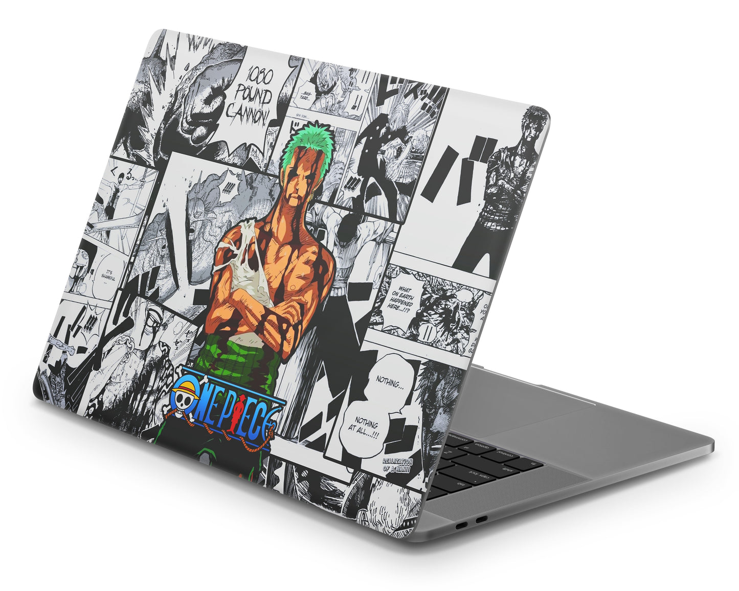 Anime Town Creations MacBook One Piece Zoro Manga Pro 16" (A2141) Skins - Anime One Piece Skin