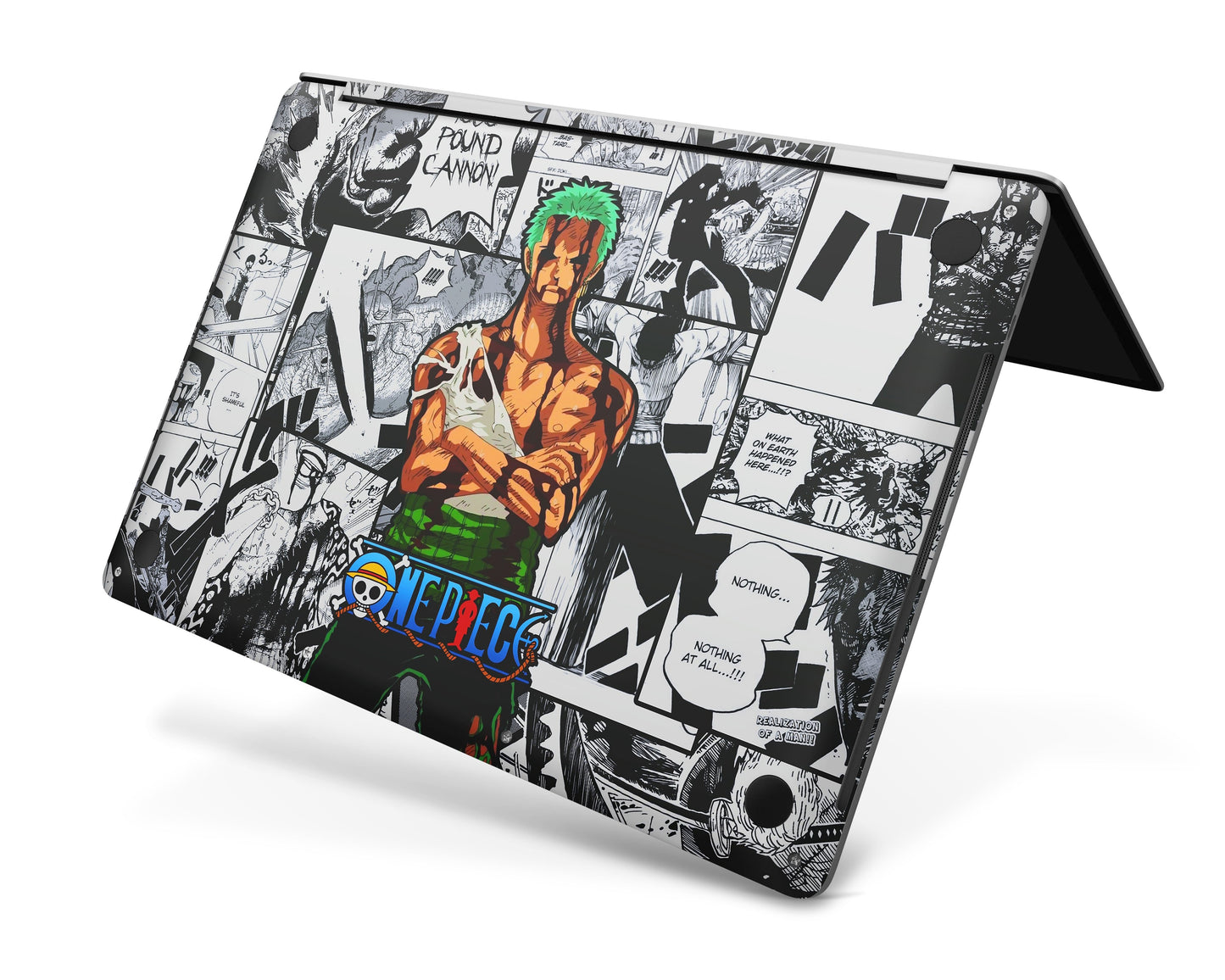 Anime Town Creations MacBook One Piece Zoro Manga Pro 15" (A1707/1990) Skins - Anime One Piece Skin