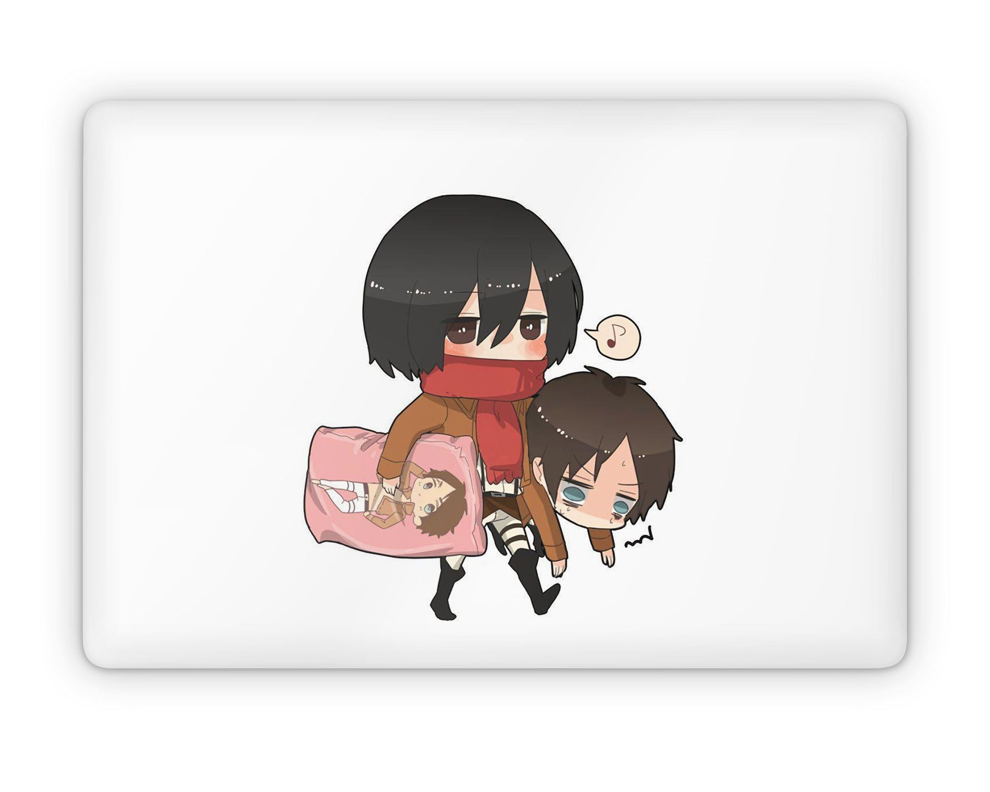Anime Town Creations MacBook Attack On Titan Chibi Pro 16" (A2141) Skins - Anime Attack on Titan Skin